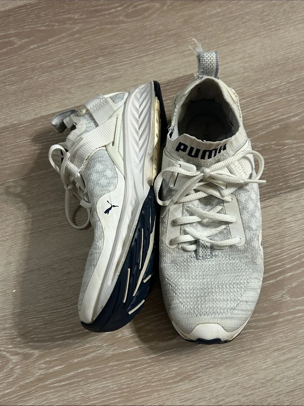 Puma Lowcut Ignite evoKnit Athletic Running Sneakers Sz 6.5